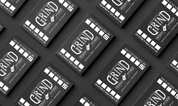 Black Grind WV Loyalty Cards