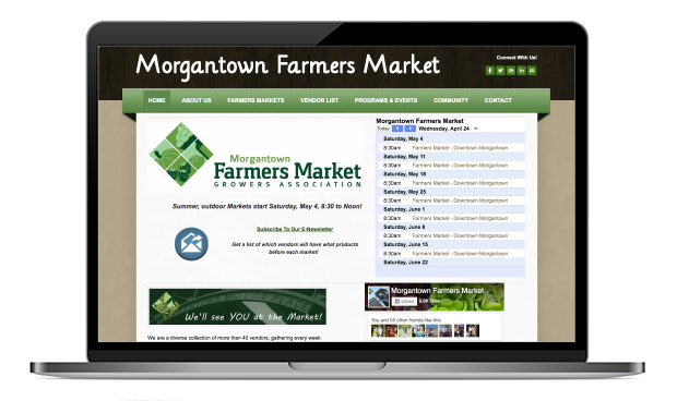 Home Page of Morgantown Farmers Market